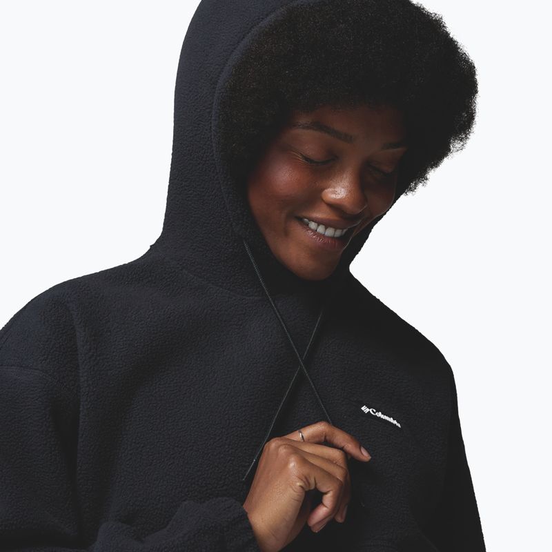 Women's fleece sweatshirt Columbia Timber Meadow MTR Fleece Hoodie black 6