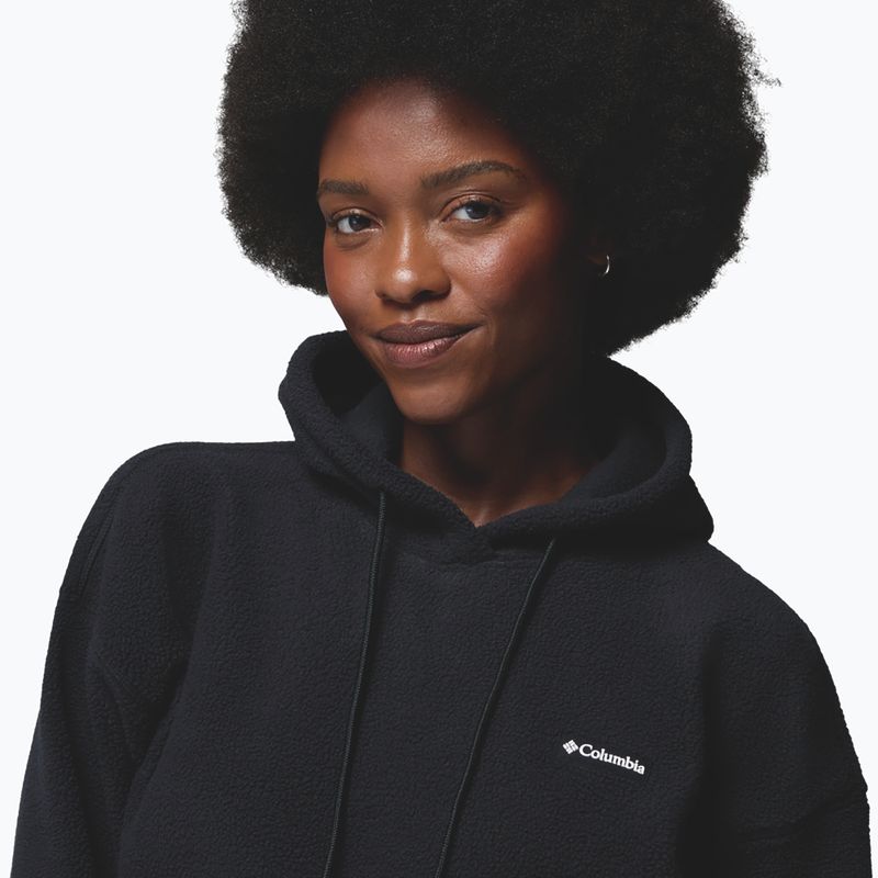 Women's fleece sweatshirt Columbia Timber Meadow MTR Fleece Hoodie black 7