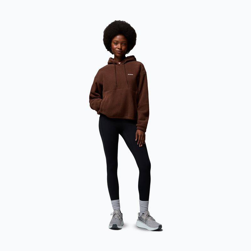 Women's fleece sweatshirt Columbia Timber Meadow MTR Fleece Hoodie tobacco 2