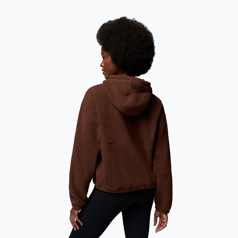 Women's fleece sweatshirt Columbia Timber Meadow MTR Fleece Hoodie tobacco 3