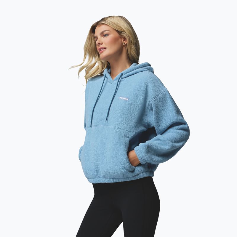 Women's fleece sweatshirt Columbia Timber Meadow MTR Fleece Hoodie rainy day 5