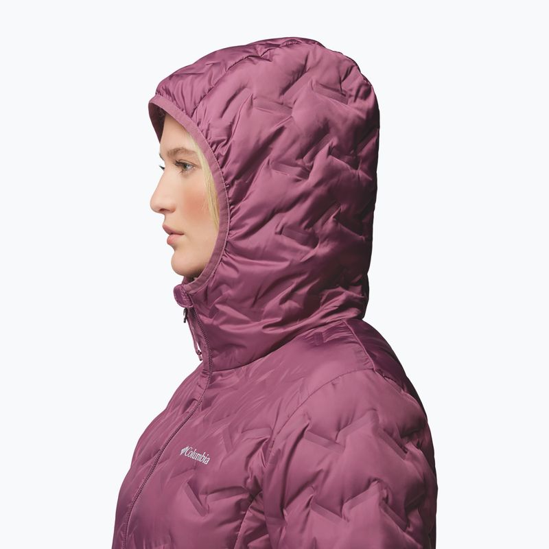 Women's down jacket Columbia Delta Ridge II Long Down antique mauve 7