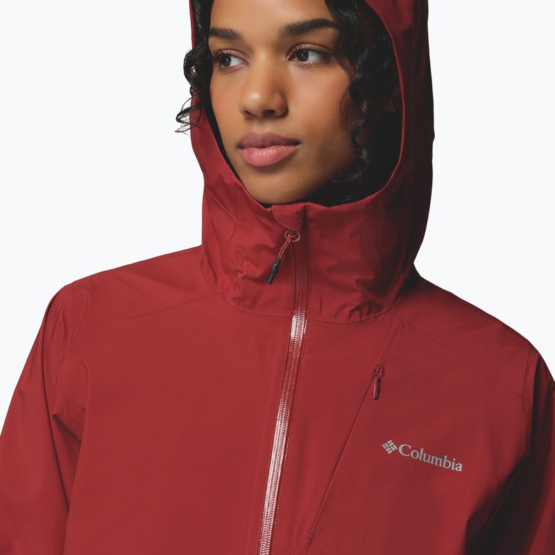 Women's softshell jacket Columbia Trailborne 2.5L Shell red oxide 8