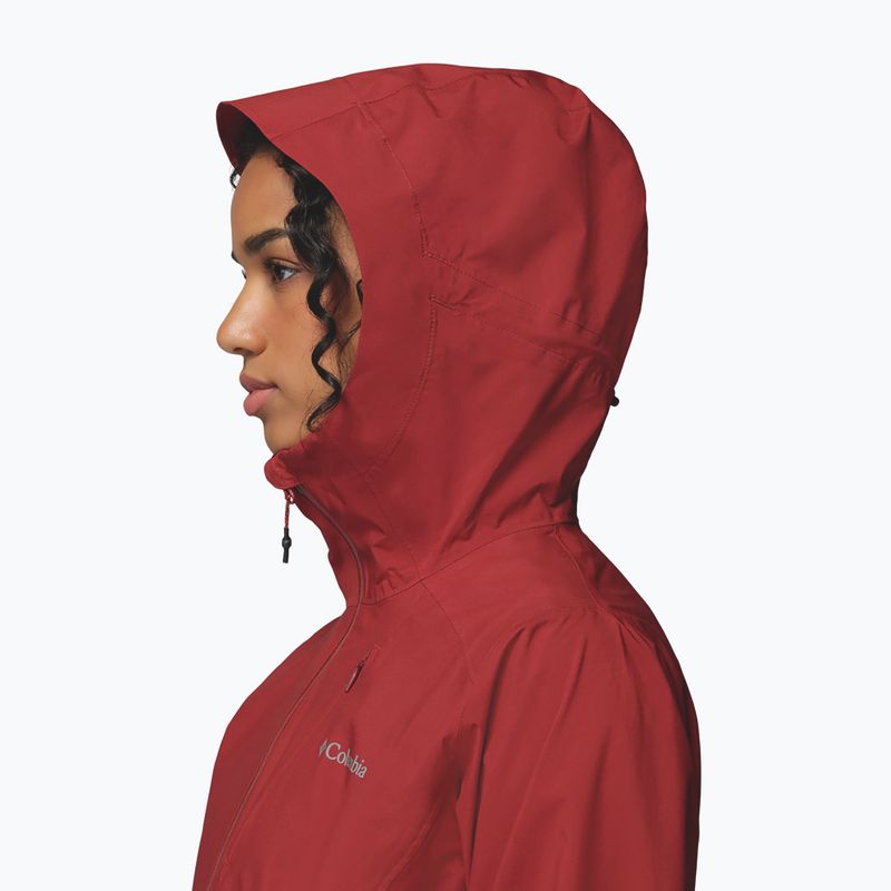 Women's softshell jacket Columbia Trailborne 2.5L Shell red oxide 9