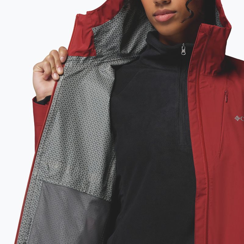 Women's softshell jacket Columbia Trailborne 2.5L Shell red oxide 11
