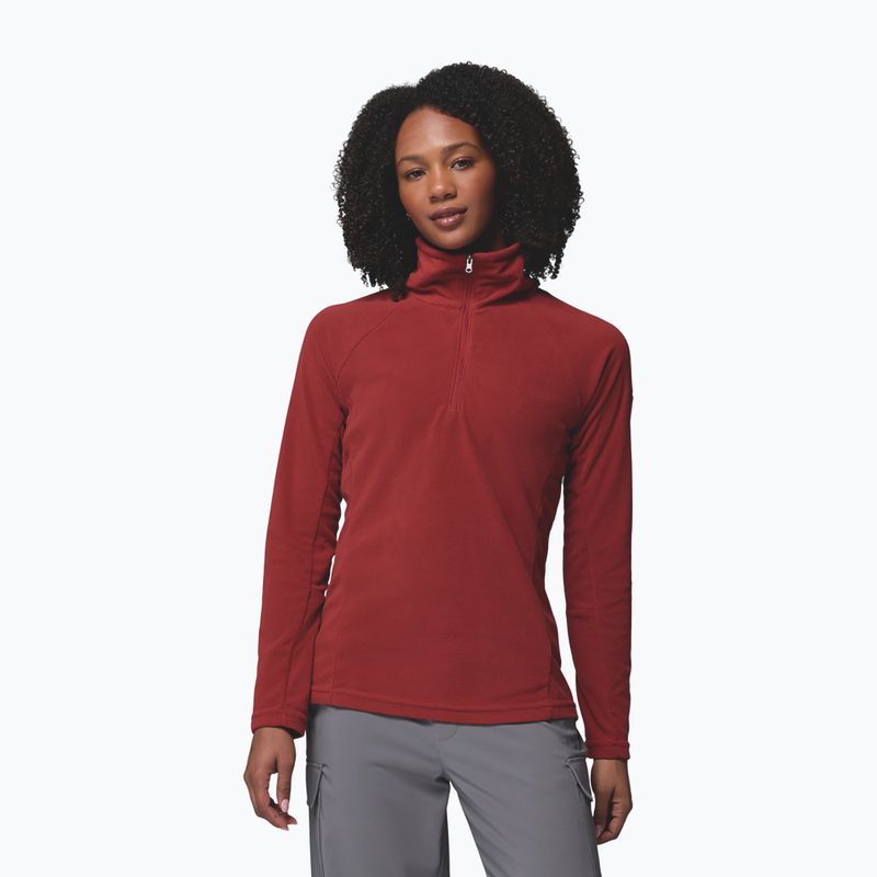 Women's fleece sweatshirt Columbia Glacial IV 1/2 Zip Red Oxide