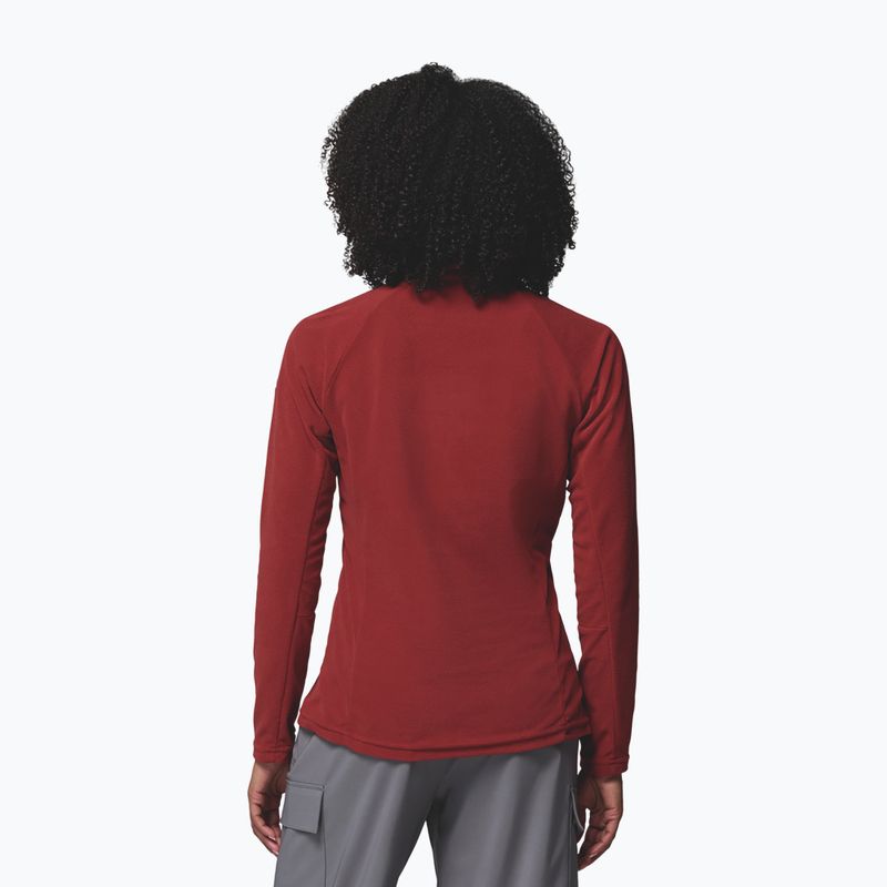 Women's fleece sweatshirt Columbia Glacial IV 1/2 Zip Red Oxide 3