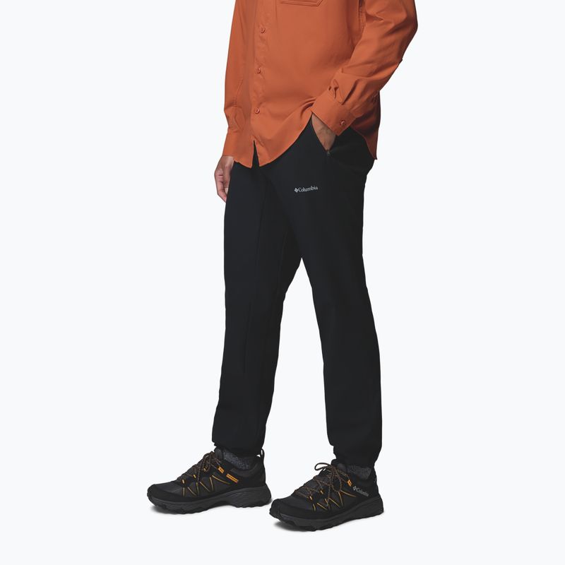 Men's hiking trousers Columbia Essential Hike™ Brushed Back black 4
