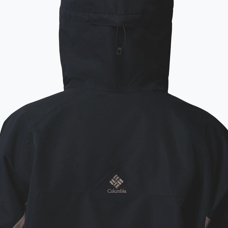 Men's snowboard jacket Columbia Coreshot Shell Anorak iron/black 12