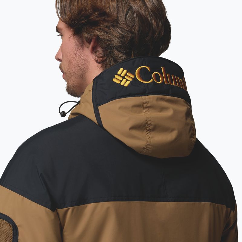 Men's insulated jacket Columbia Challenger II Ins Pullover delta/black 10