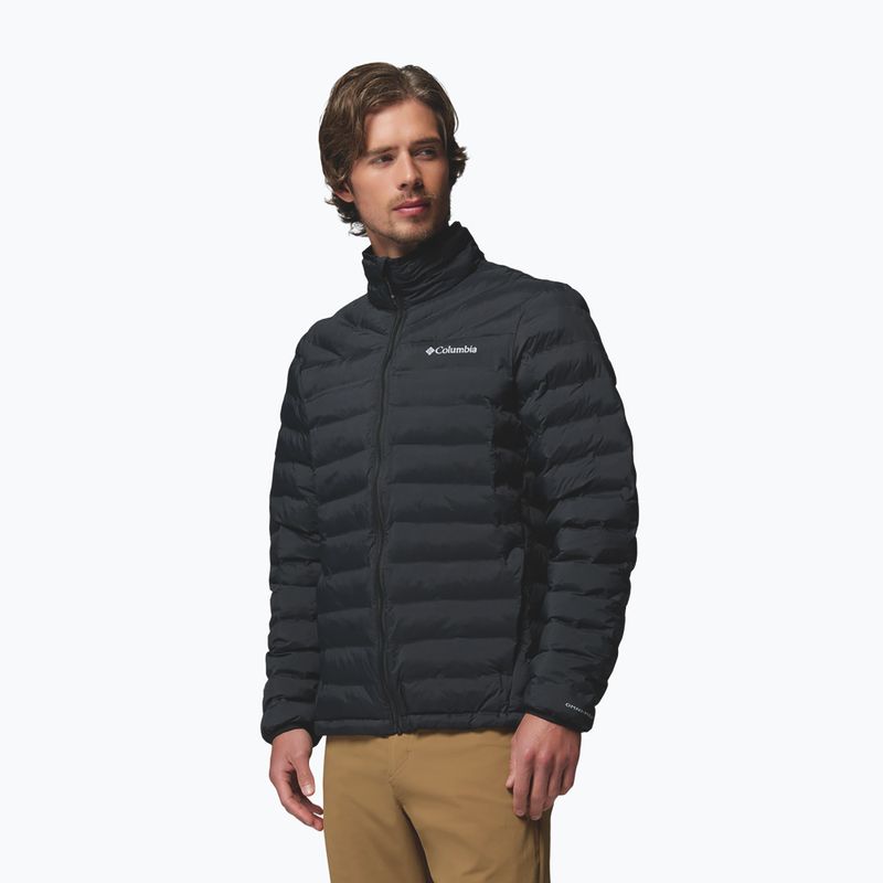 Men's insulated jacket Columbia Terwilliger Trail Heat Seal black 4