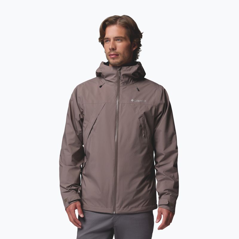 Men's 3-in-1 jacket Columbia Trailborne Interchange iron
