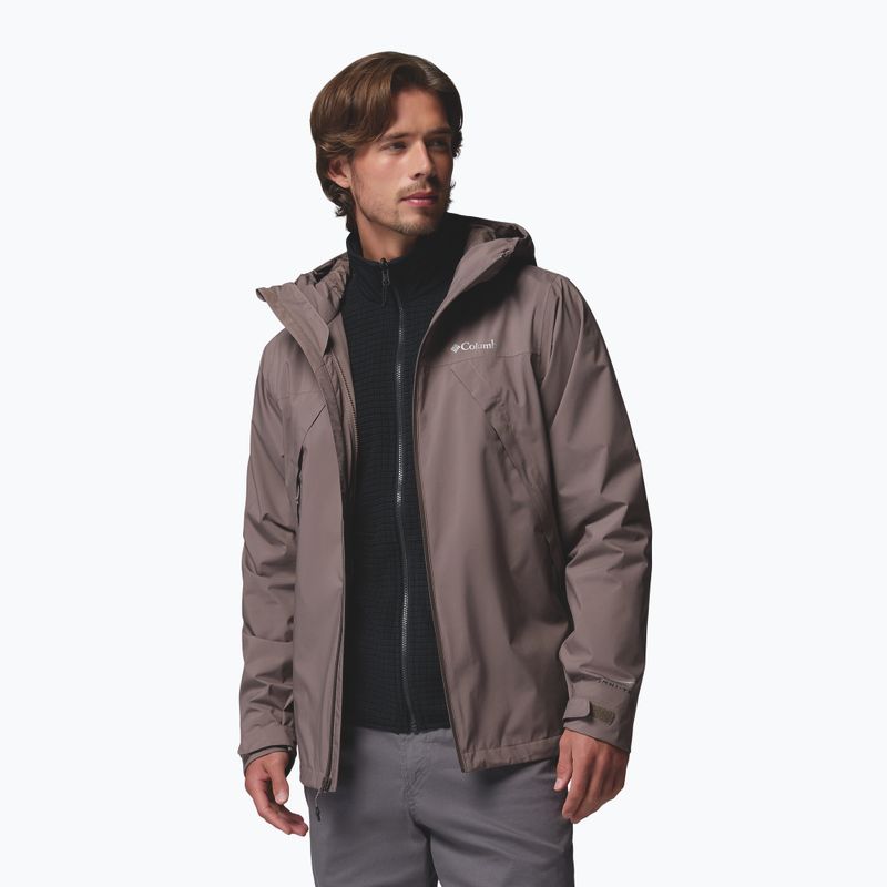 Men's 3-in-1 jacket Columbia Trailborne Interchange iron 5