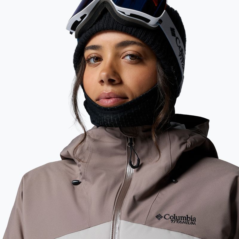 Women's ski jacket Columbia Glacier Ridge Down iron/flint grey 6