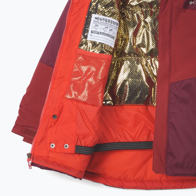 Children's ski jacket Columbia Mighty Mogul III Rich Wine/Red Oxide 3