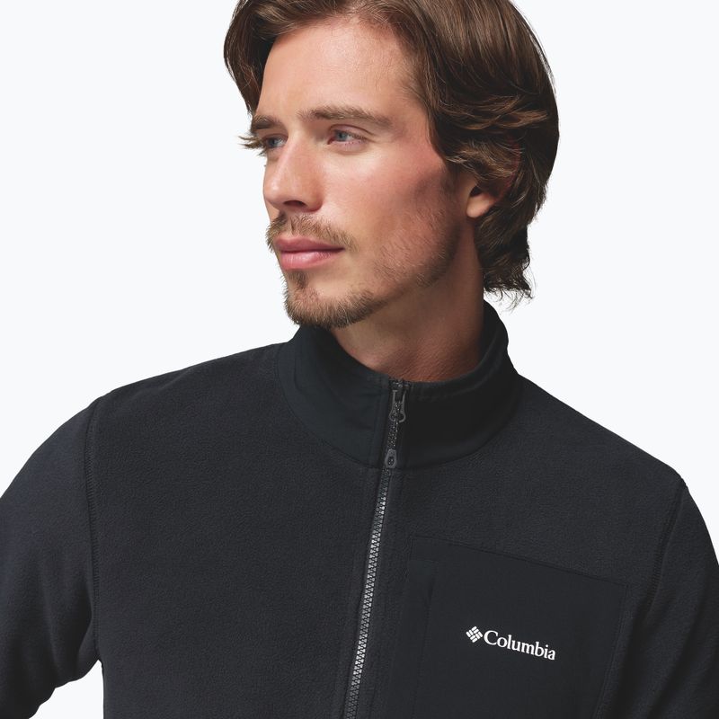 Men's fleece sweatshirt Columbia Pacific Arch 200 1/2 Zip Fleece Black 5