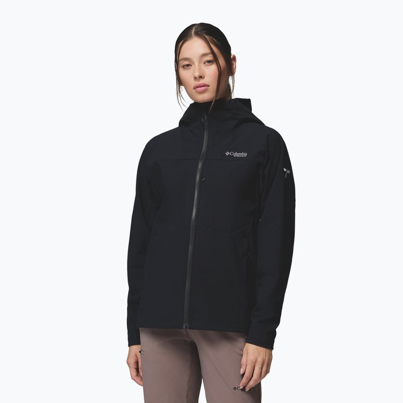Women's softshell jacket Columbia Tennen Mountain Hooded Softshell black