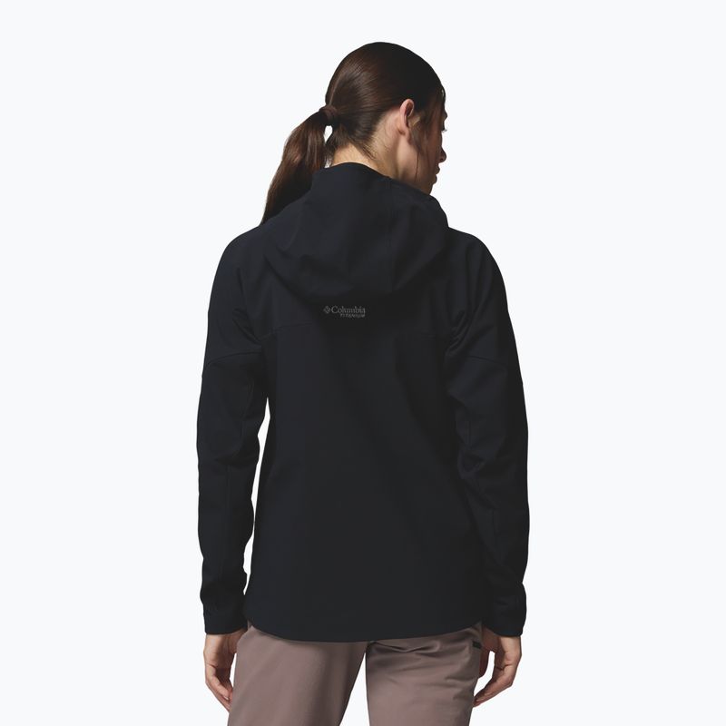 Women's softshell jacket Columbia Tennen Mountain Hooded Softshell black 3