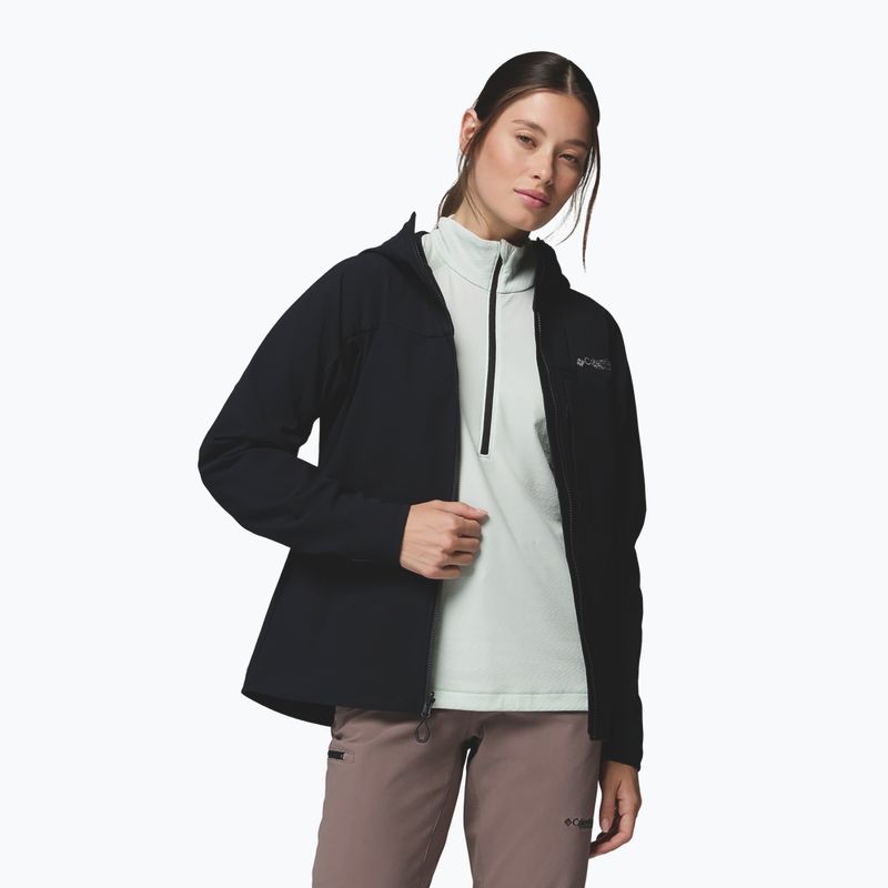 Women's softshell jacket Columbia Tennen Mountain Hooded Softshell black 4