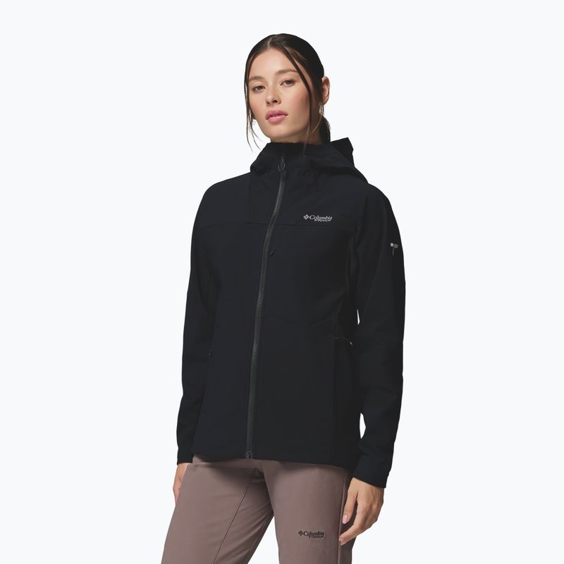 Women's softshell jacket Columbia Tennen Mountain Hooded Softshell black 5