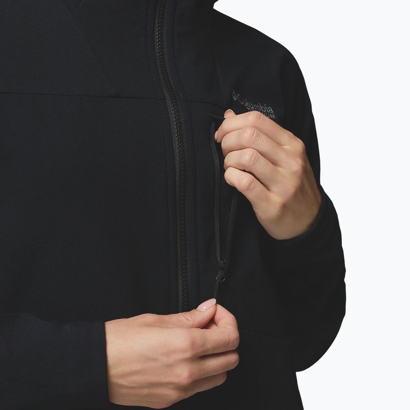 Women's softshell jacket Columbia Tennen Mountain Hooded Softshell black 8