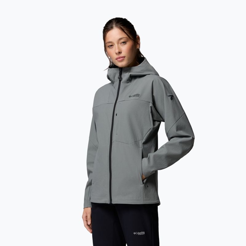 Women's softshell jacket Columbia Tennen Mountain Hooded Softshell sedona sage 4