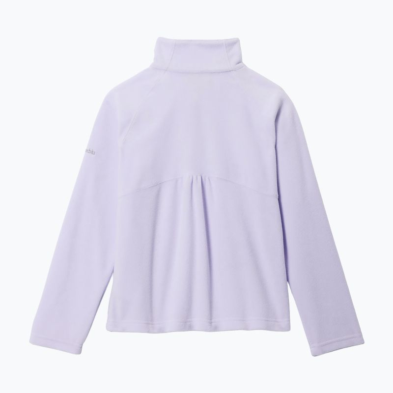 Children's fleece sweatshirt Columbia Glacial Fleece Half Zip Purple Tint 2