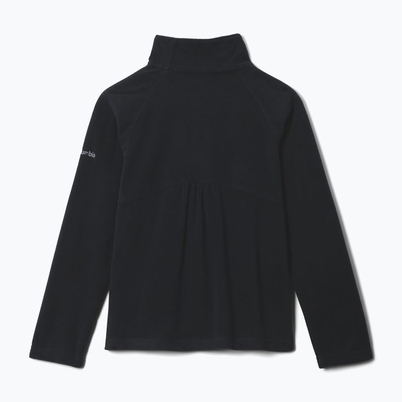 Children's fleece sweatshirt Columbia Glacial Fleece Half Zip Black 2