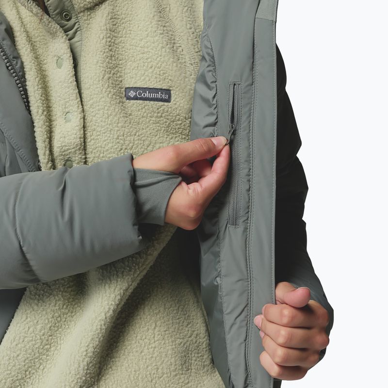 Women's down jacket Columbia Amaze Puff Hooded Sedona Sage 10