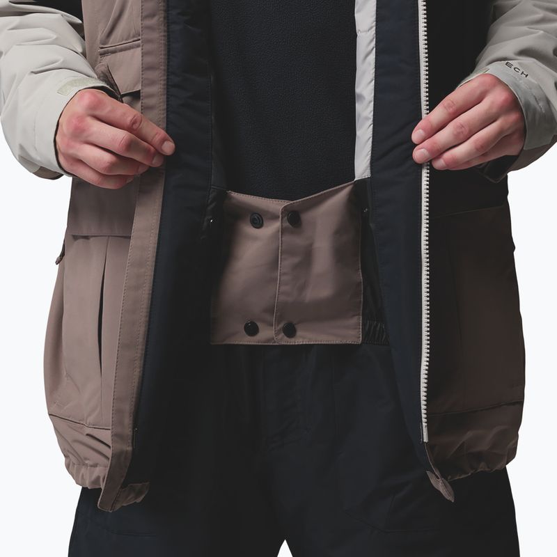 Men's snowboard jacket Columbia Coreshot iron/black/flint grey 10