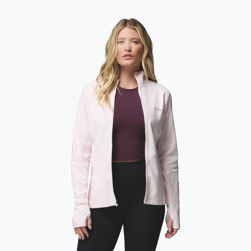 Women's jacket Columbia Star Valley Hooded Full Zip powder pink 5