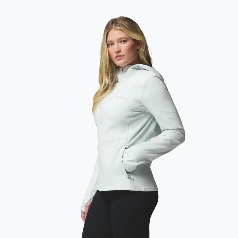 Women's jacket Columbia Star Valley Hooded Full Zip tea light 5