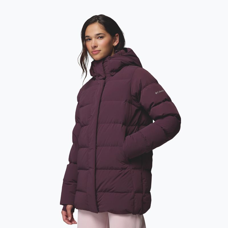 Women's down jacket Columbia Amaze Puff Mid Hooded moonvista 4