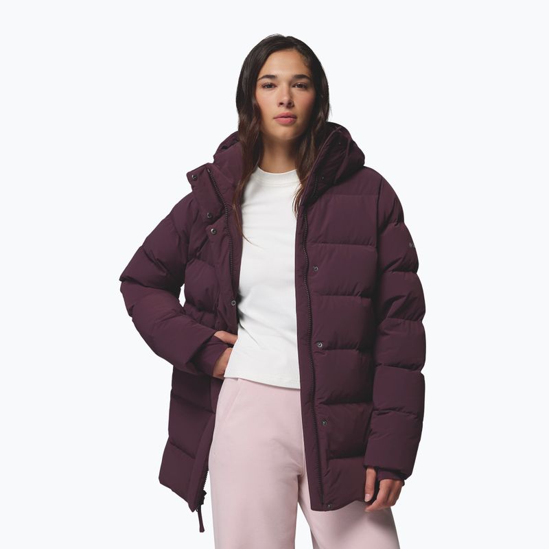Women's down jacket Columbia Amaze Puff Mid Hooded moonvista 5