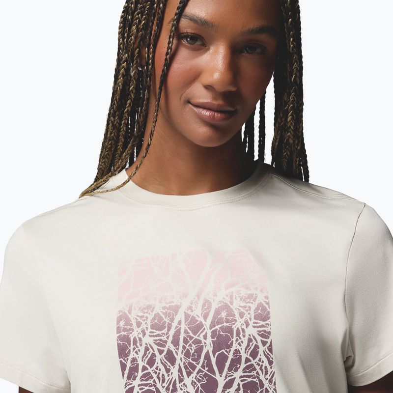 Women's T-shirt Columbia Parsons Point SS Graphic Tee dark stone heather/treescape 5