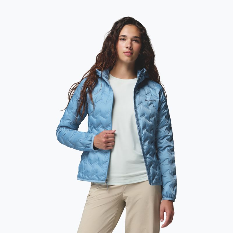 Women's down jacket Columbia Delta Ridge II Down Hooded rainy day 5
