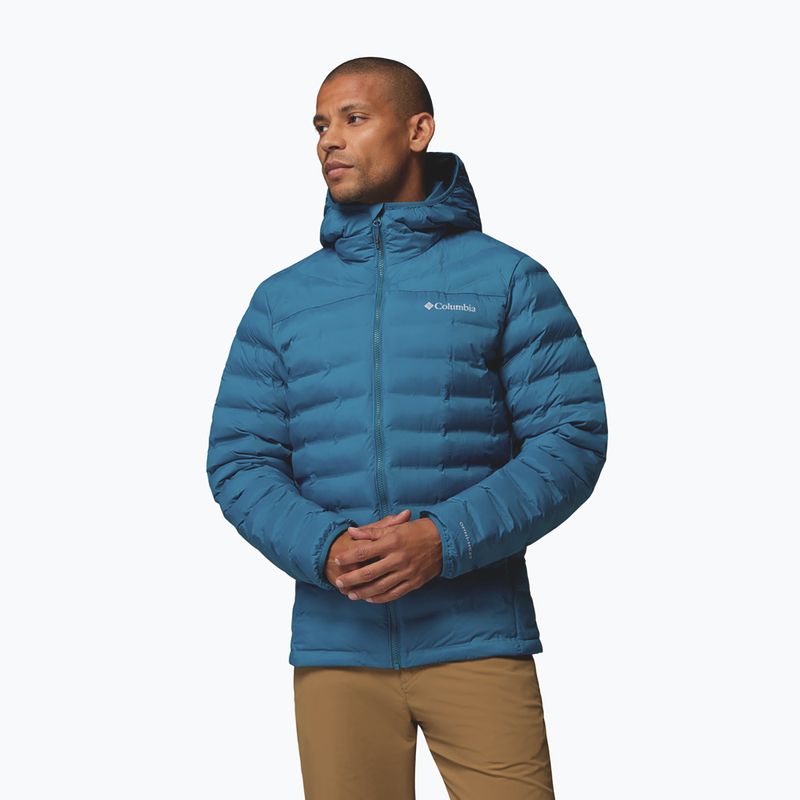 Men's jacket Columbia Terwiliger Trail Heat Seal Hooded phoenix blue 5