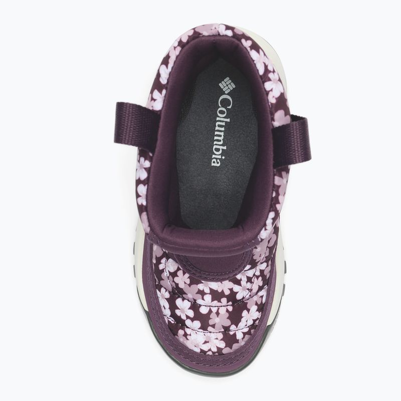 Children's snow boots Columbia Youth Snowtrot Mid Dusty Purple/Dusty Purple Posies 4