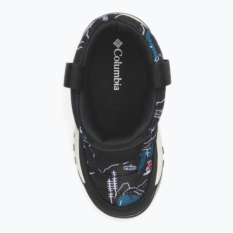 Children's snow boots Columbia Youth Snowtrot Mid Black/Black Mountopia 4