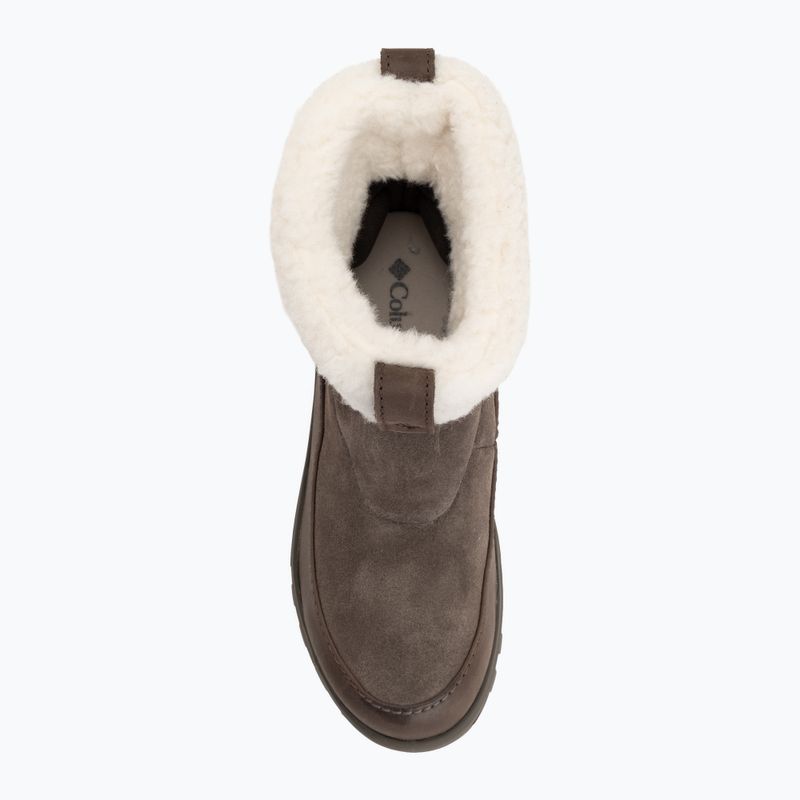 Women's snow boots Columbia Snowtrot Ease mud/cordovan 5