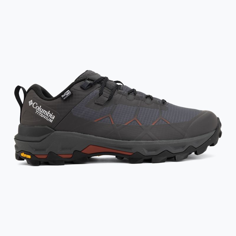 Men's hiking boots Columbia Peakfreak Titanum Outdry dark grey/red oxide 2