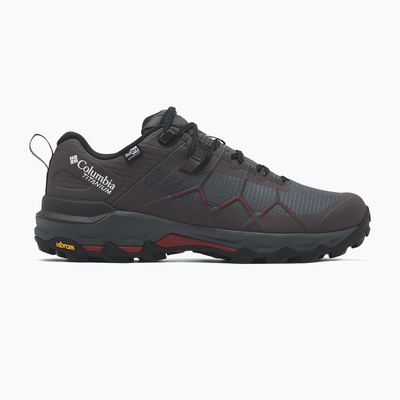 Men's hiking boots Columbia Peakfreak Titanum Outdry dark grey/red oxide