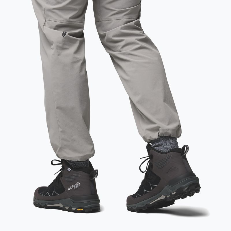 Men's trekking boots Columbia Peakfreak Titanum Outdry Mid black/ti titanium 6