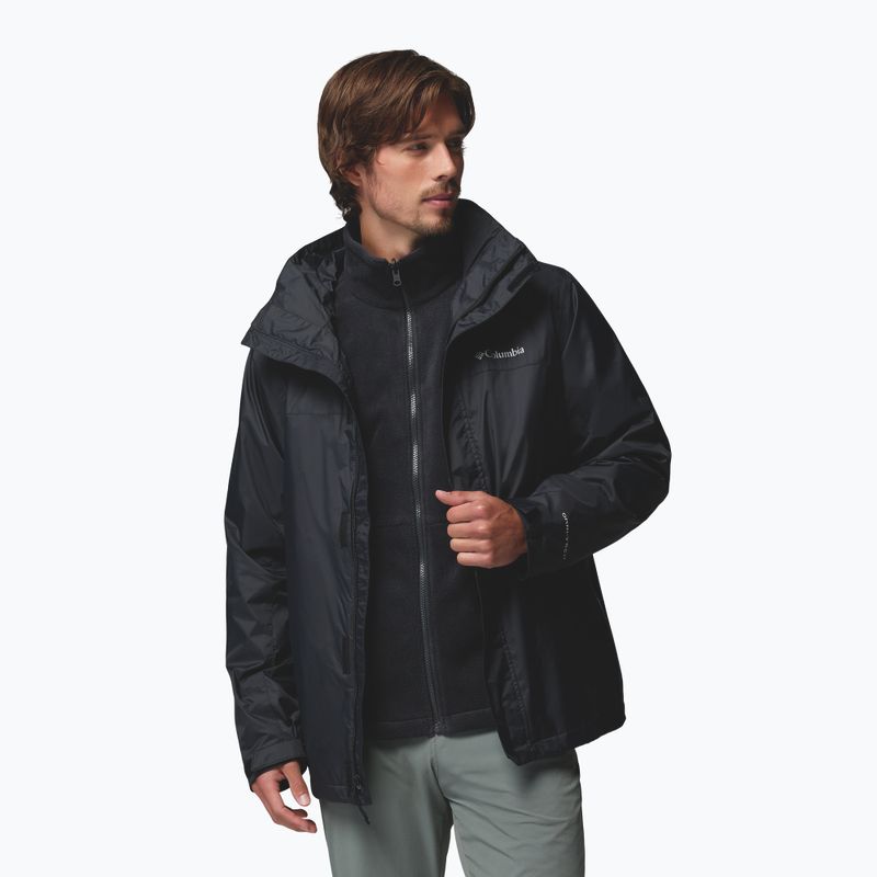 Men's 3-in-1 jacket Columbia Watertight Interchange black 5