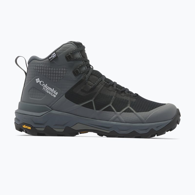 Women's trekking boots Columbia Peakfreak Titanum Outdry Mid black/sedona sage