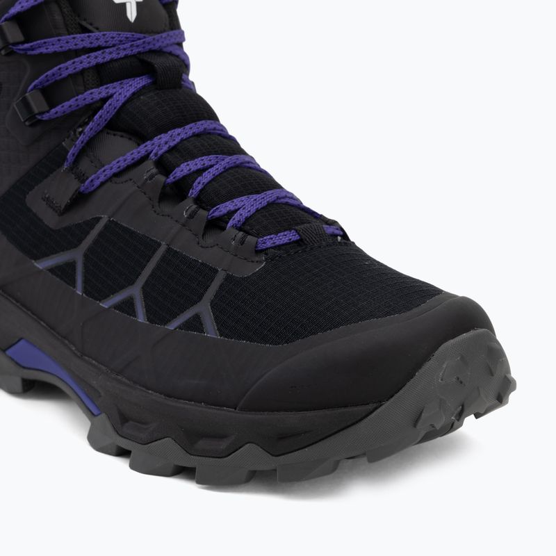 Women's trekking boots Columbia Peakfreak Titanum Outdry Mid black/purple quartz 7