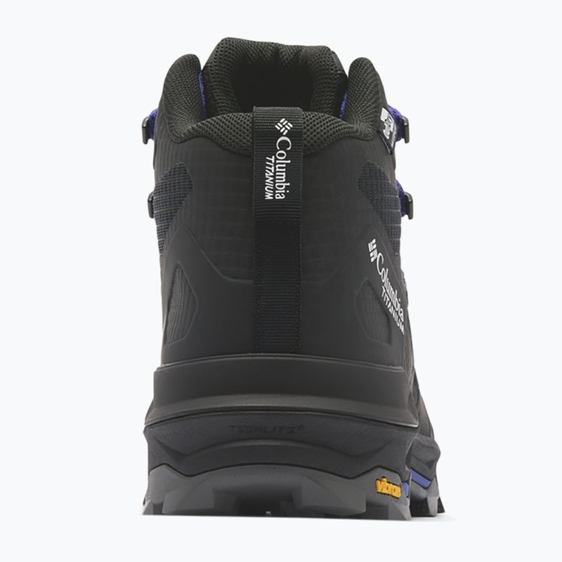 Women's trekking boots Columbia Peakfreak Titanum Outdry Mid black/purple quartz 3