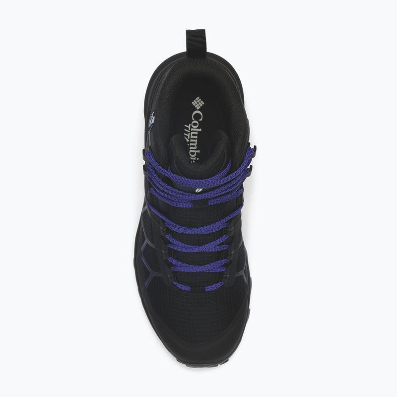 Women's trekking boots Columbia Peakfreak Titanum Outdry Mid black/purple quartz 4