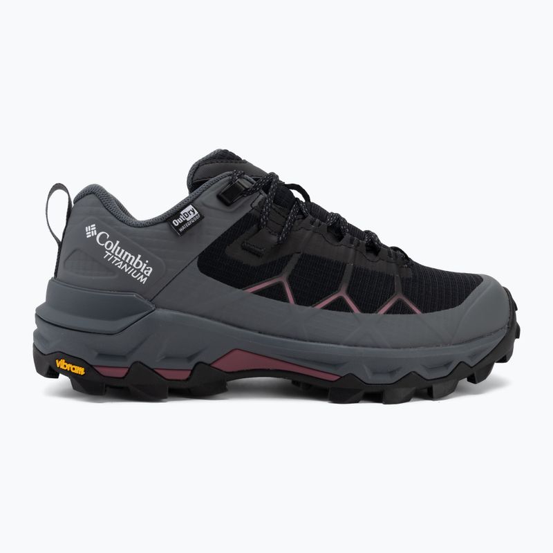 Women's trekking boots Columbia Peakfreak Titanum Outdry black/antique auve 2