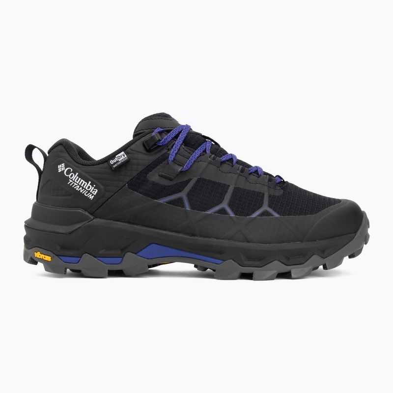 Women's trekking boots Columbia Peakfreak Titanum Outdry black/purple quartz 2